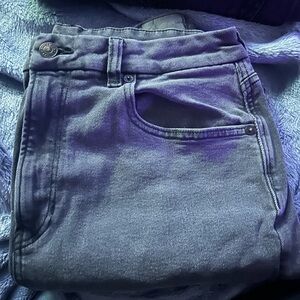 American Eagle Outfitters Black Washed Denim